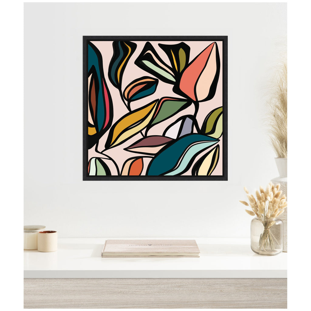 Fanciful Ficus Framed Canvas Wall Art