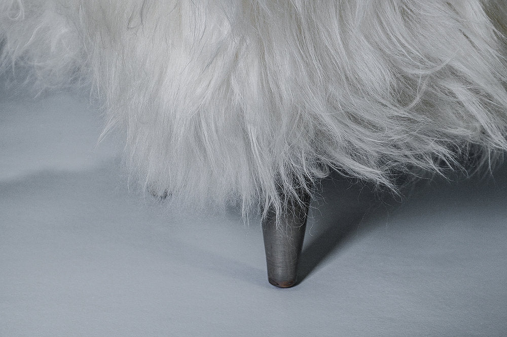 84″ Icelandic Fur Bench