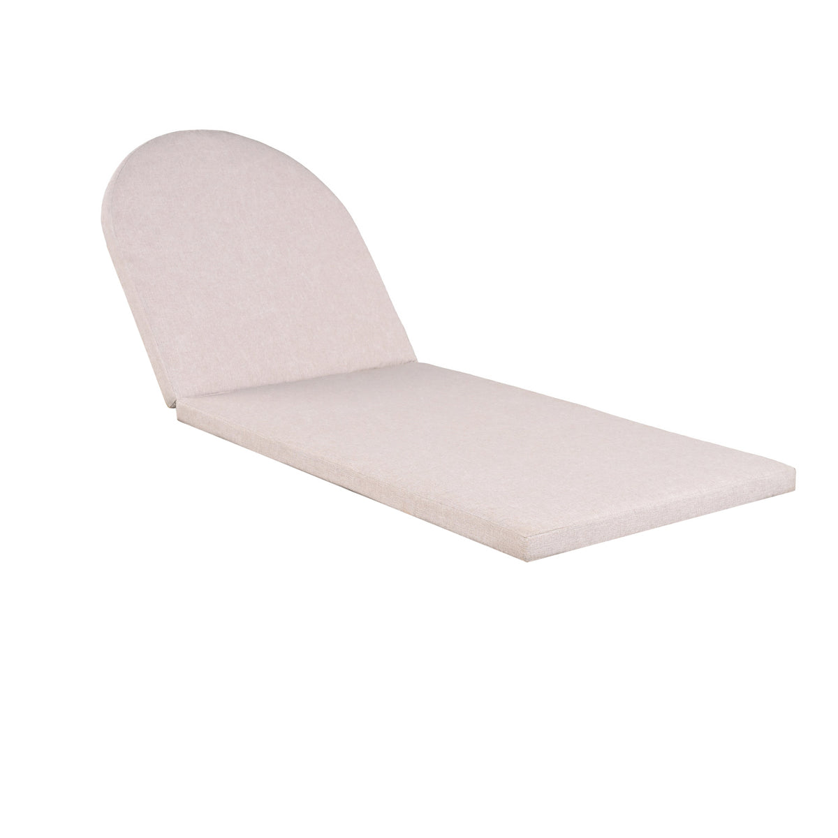 Outdoor Chaise Lounge Chair, Acacia Wood with Adjustable Backrest and Cushion