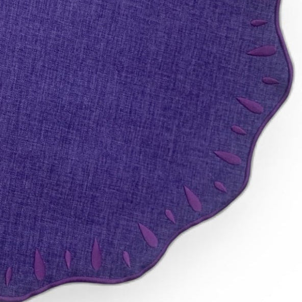 Lilac Scalloped Placemats (Set of 2)