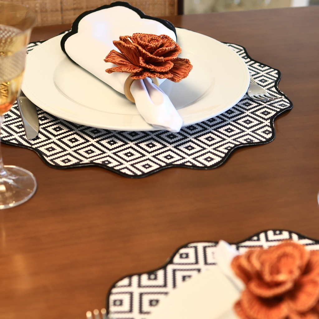 The Noir Diamond Placemats (Set of 2)