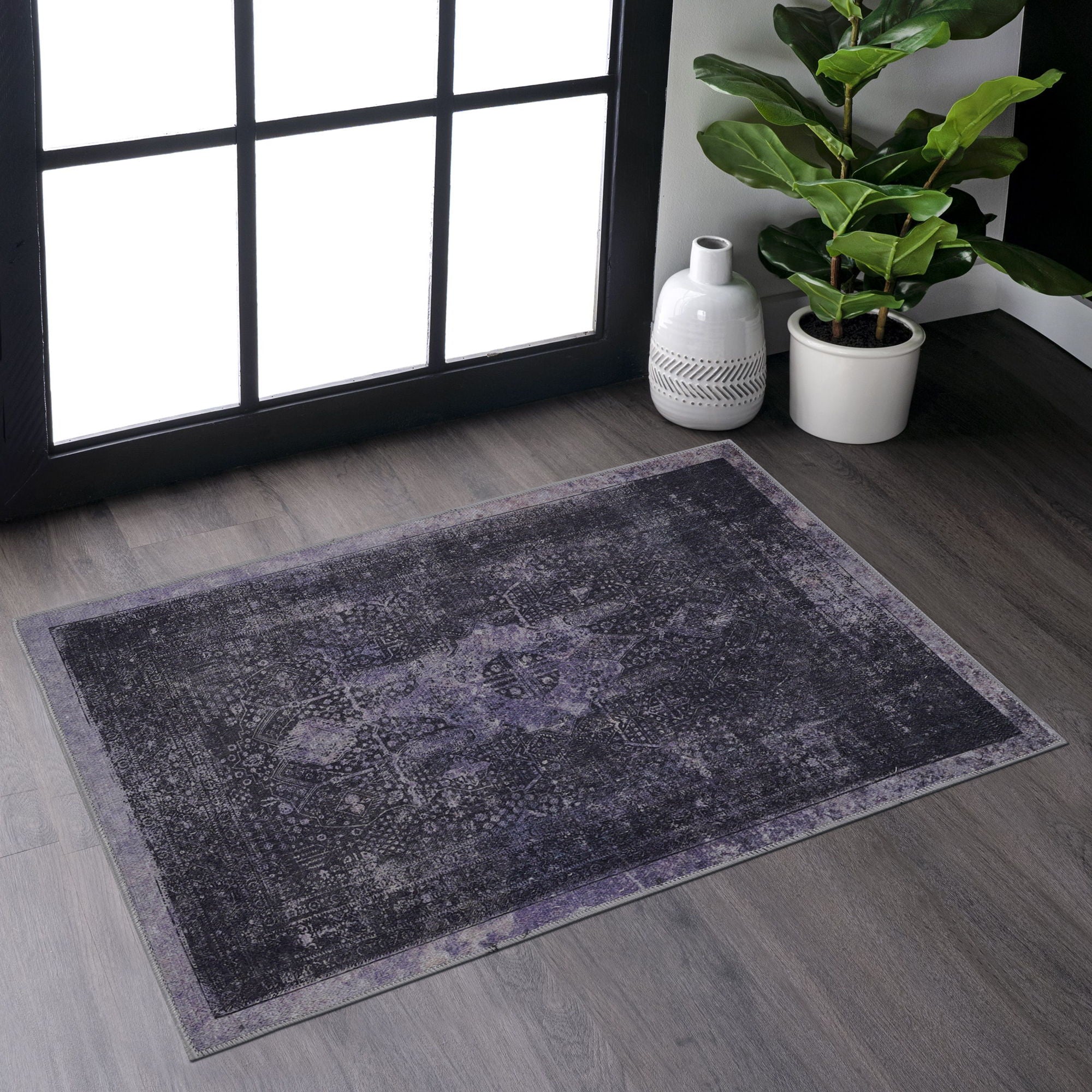 Maval Washable Area Rug