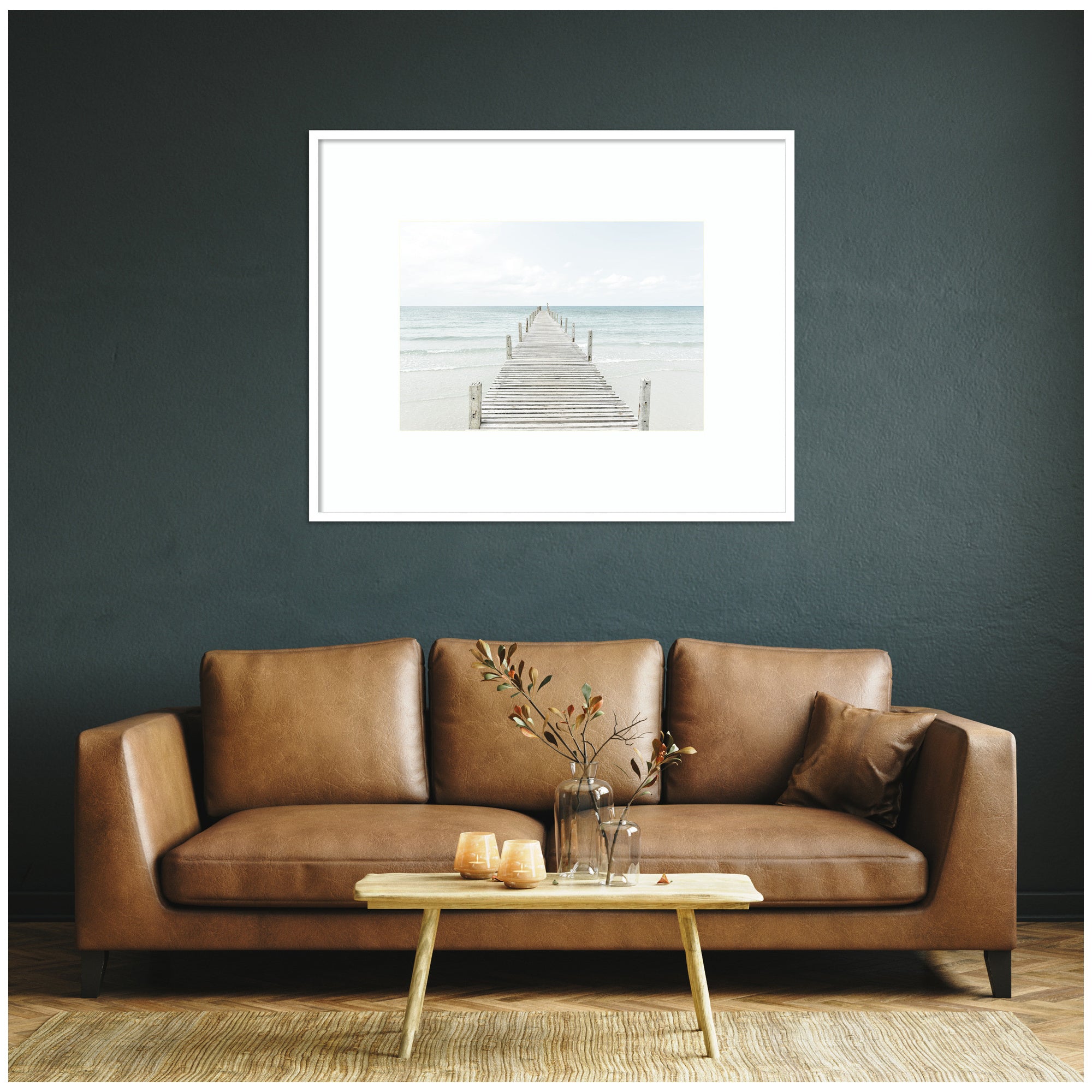 Beach 5s by Amy Peterson Framed Wall Art Print