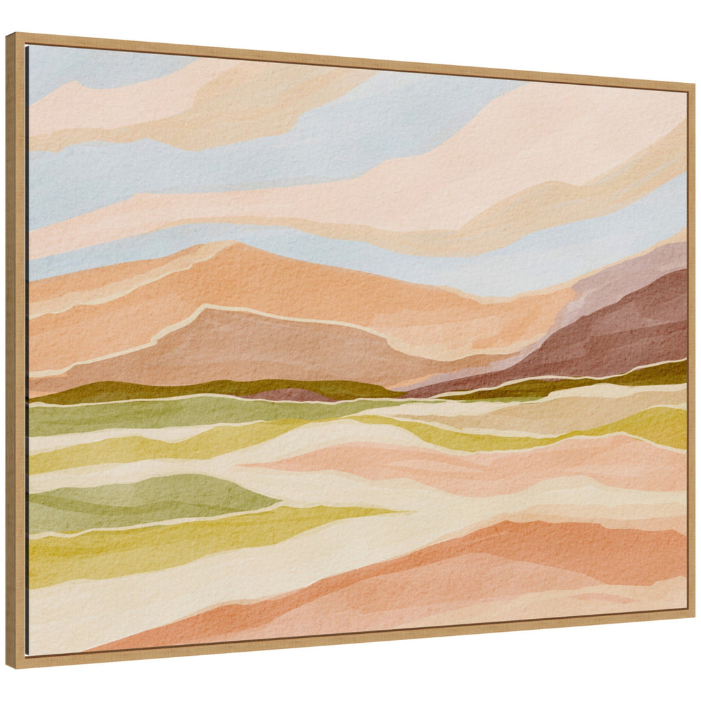Sylvie Desert Dreams Framed Canvas by Nikita Jariwala