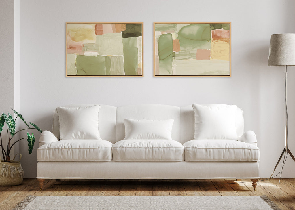 Sylvie United Colors III and IV Framed Canvas Art Set by Amy Lighthall