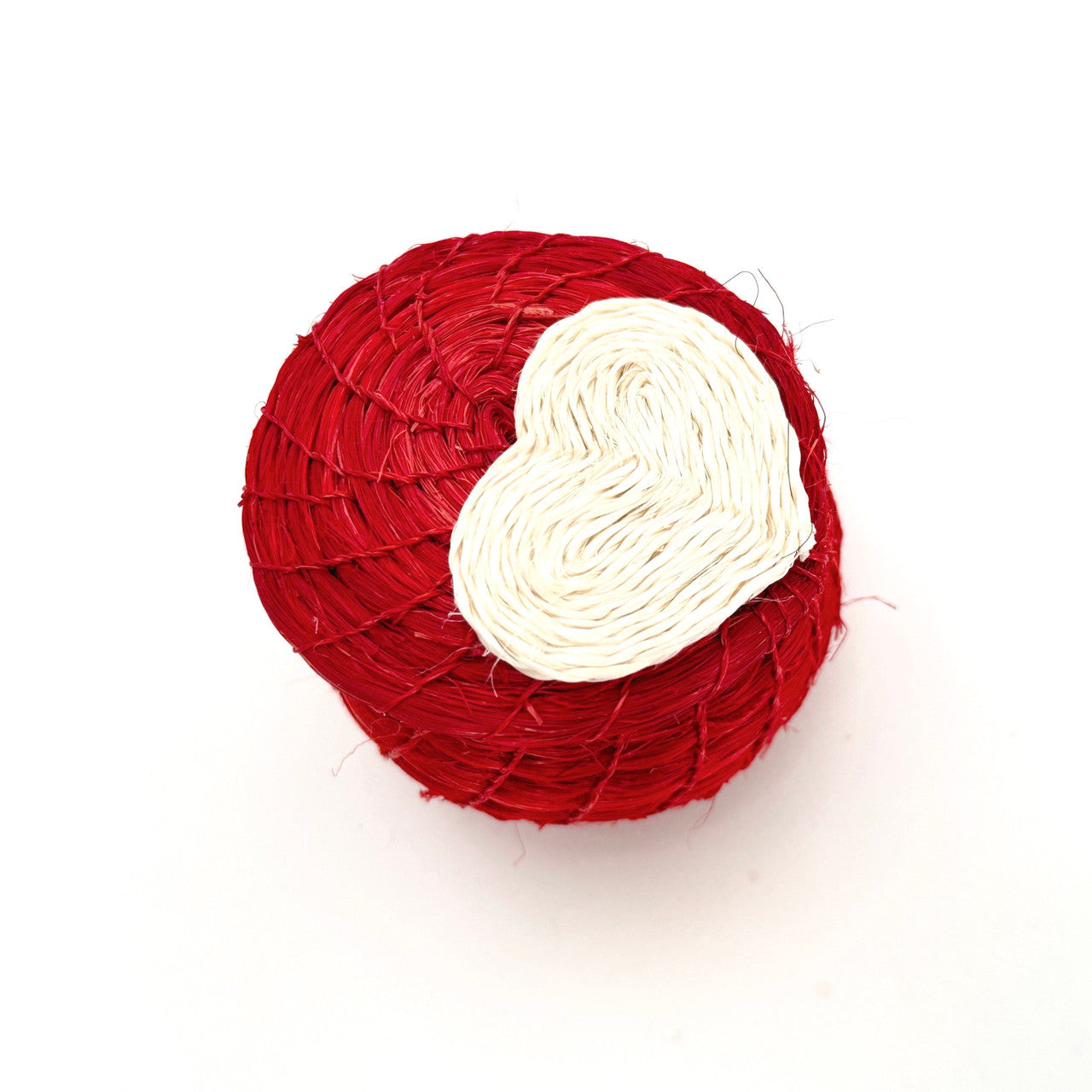 Red Tiny Basket with Love Heart