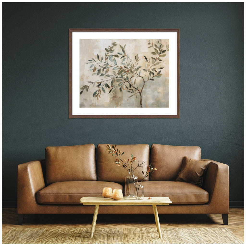 Olive Tree Abstract No. 31 by The Creative Bunch Studio Framed Wall Art Print