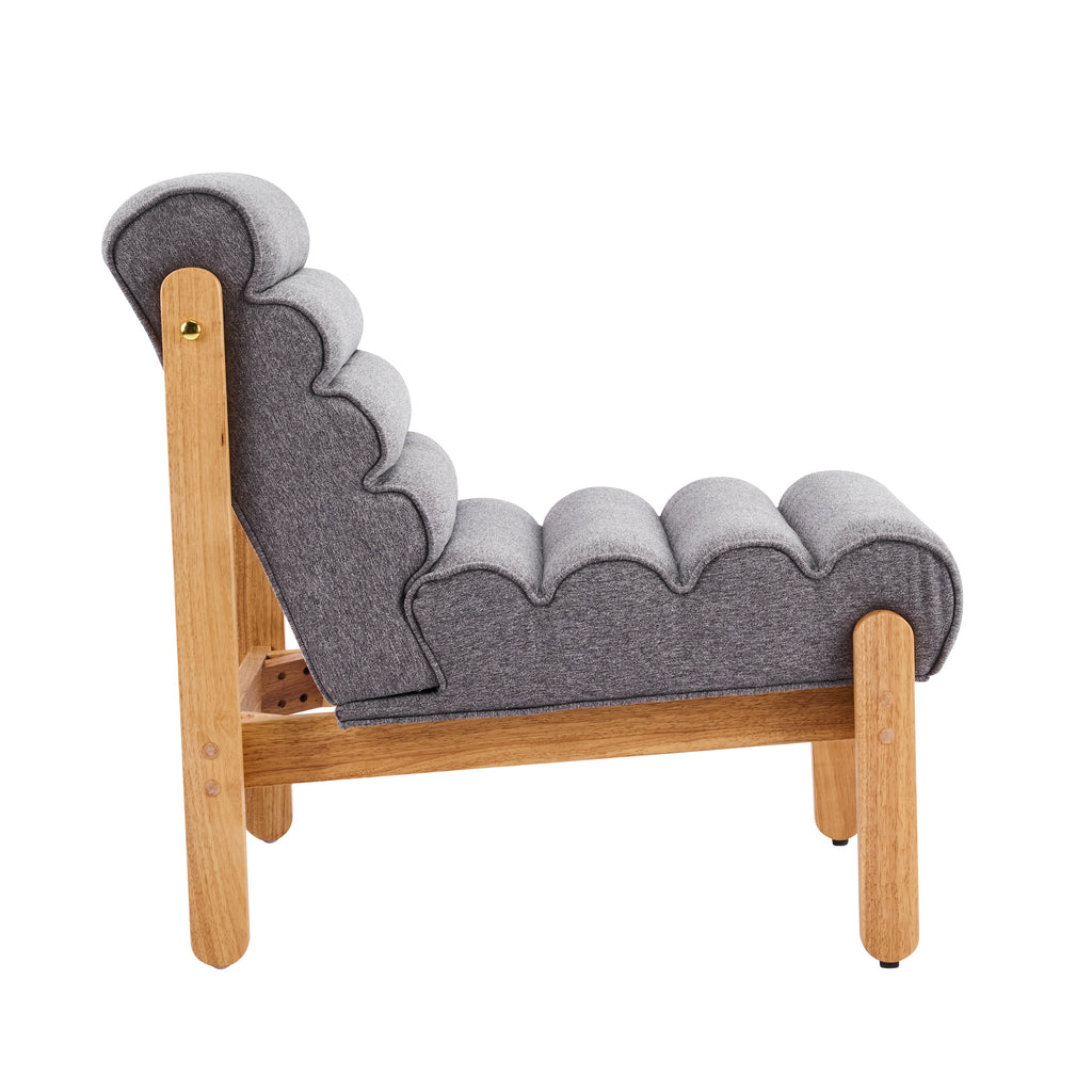 Textured Accent Chair — Two-Tone Options