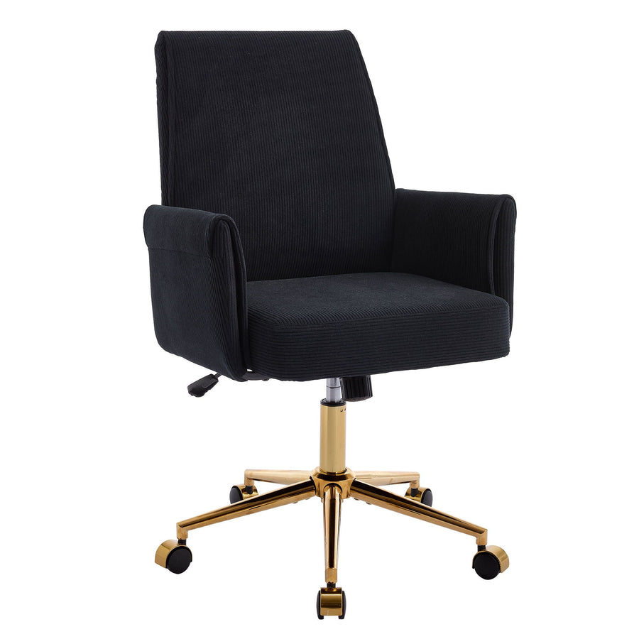 Striped Mid-Back Ergonomic Office Chair — Color Options
