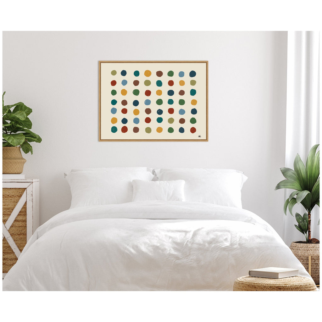 Meditation No. 3 by Kelly Knaga Framed Canvas Wall Art Print