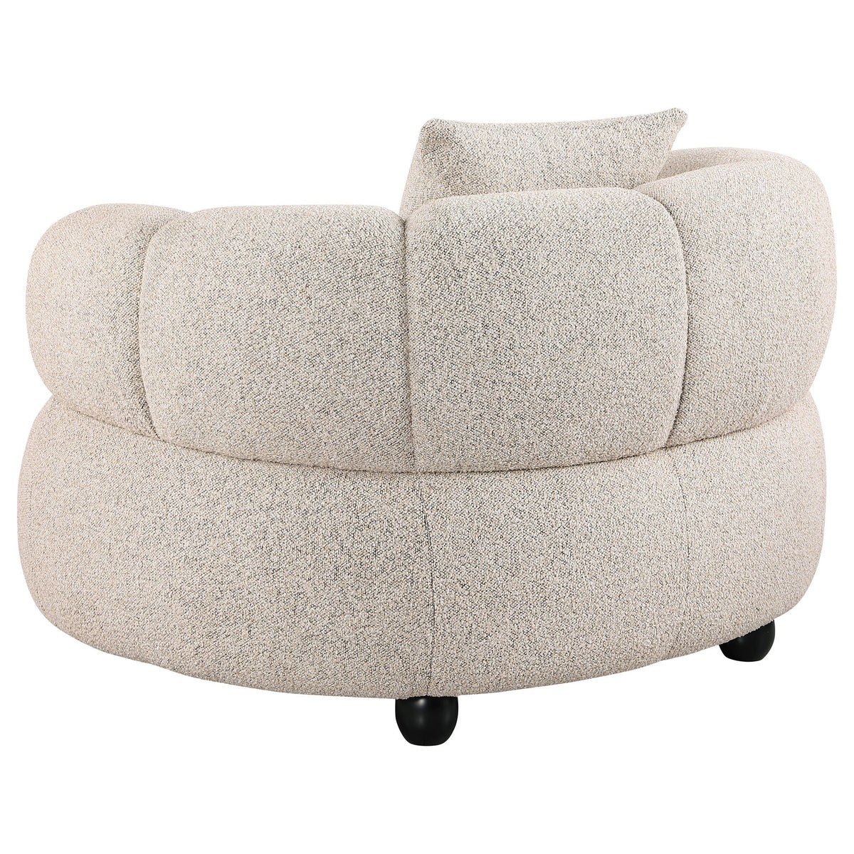 Whitney Contemporary Channel Tufted Woven Fabric Upholstered Sofa Set