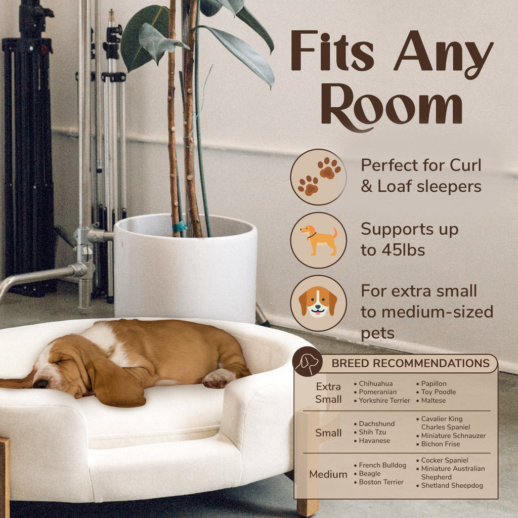 Calming Dog Bed Durable Fabric Pet Furniture