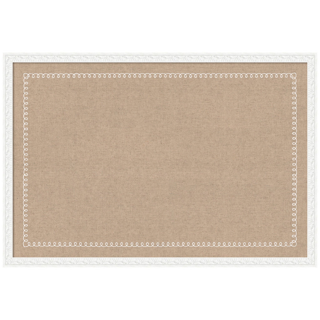 Pinboard White Scalloped Edge