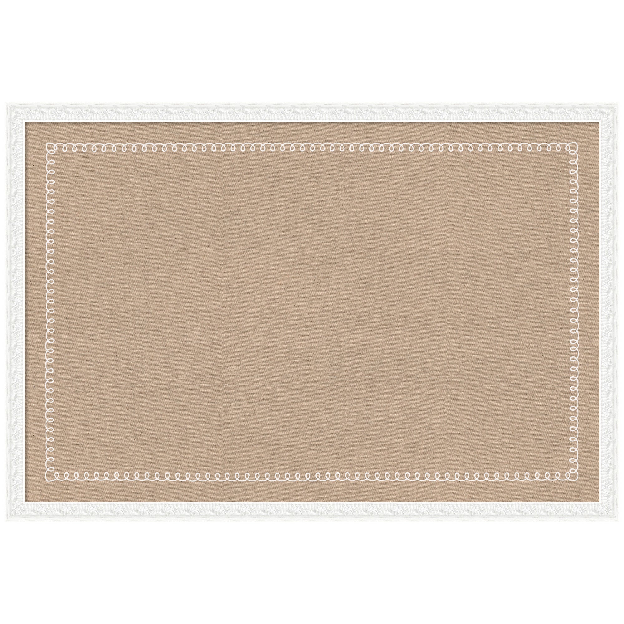Pinboard White Scalloped Edge