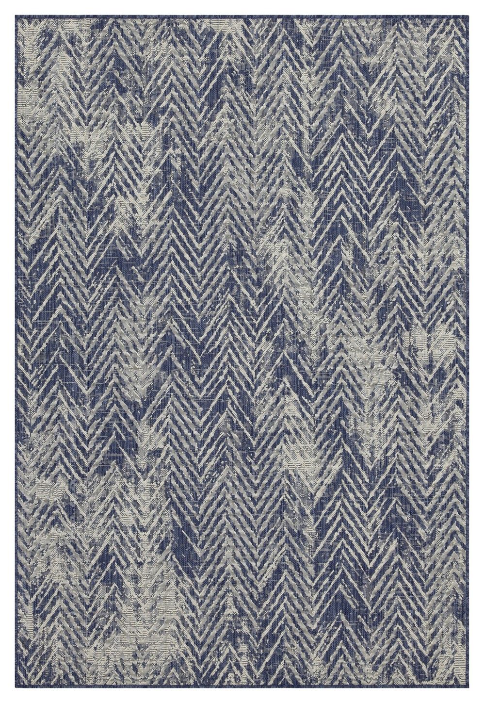 Sunshine 5'3" x 7'3" Indoor/Outdoor Area Rug - Blue