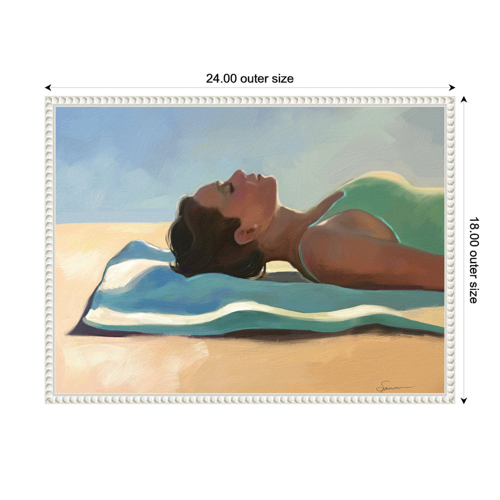 Vitamin D by Mary Sparrow Framed Canvas Wall Art Print