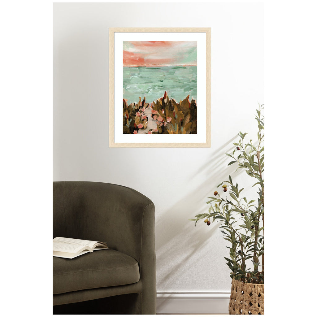Framed Art Landscape 02 Beach by Annie Quigley