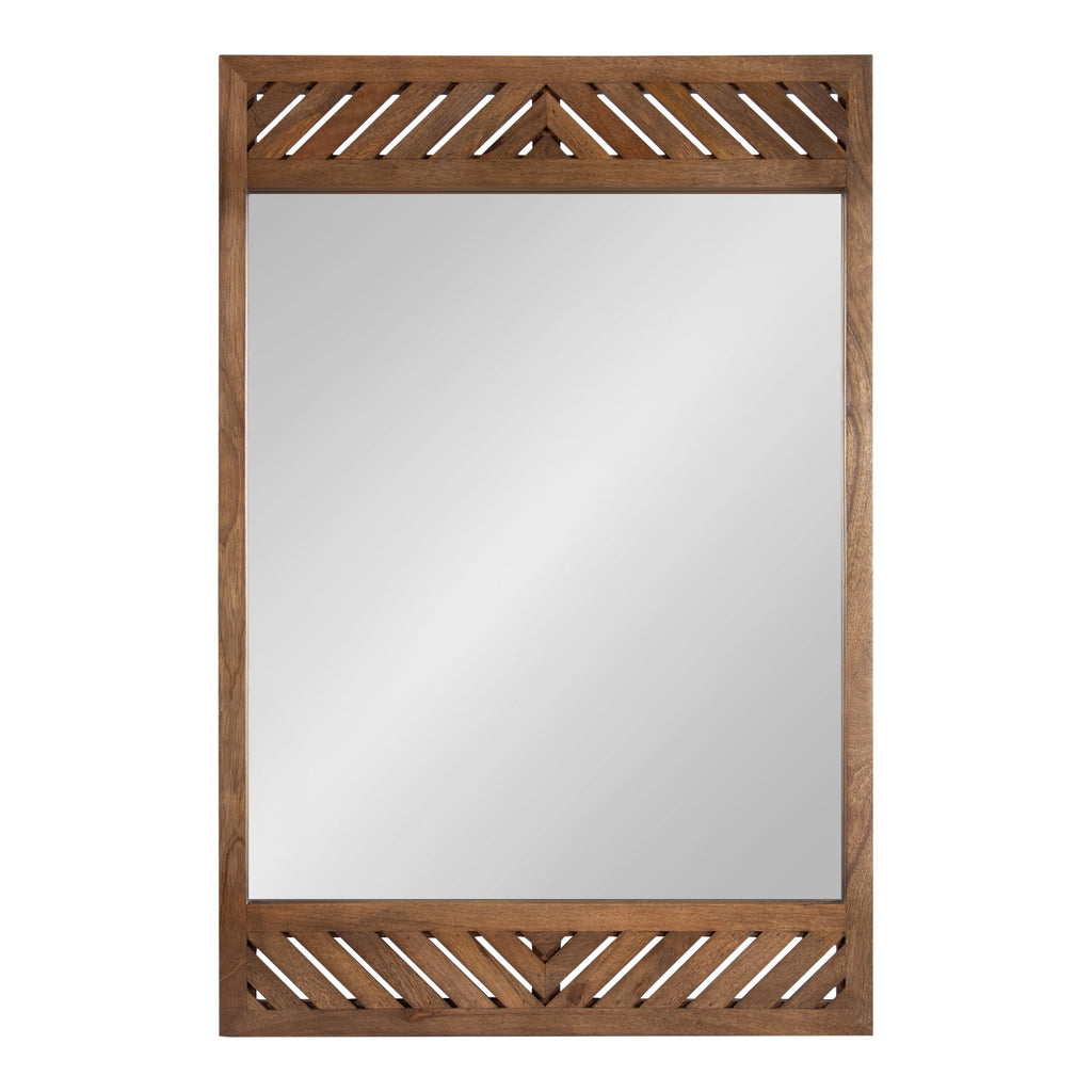 Mezzeta Wood Rectangle Wall Mirror