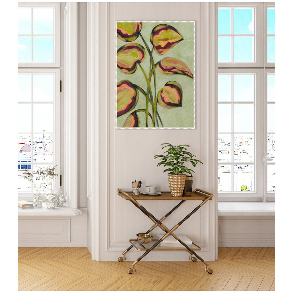 Sylvie Vibrant Foliage Framed Canvas by Nikita Jariwala