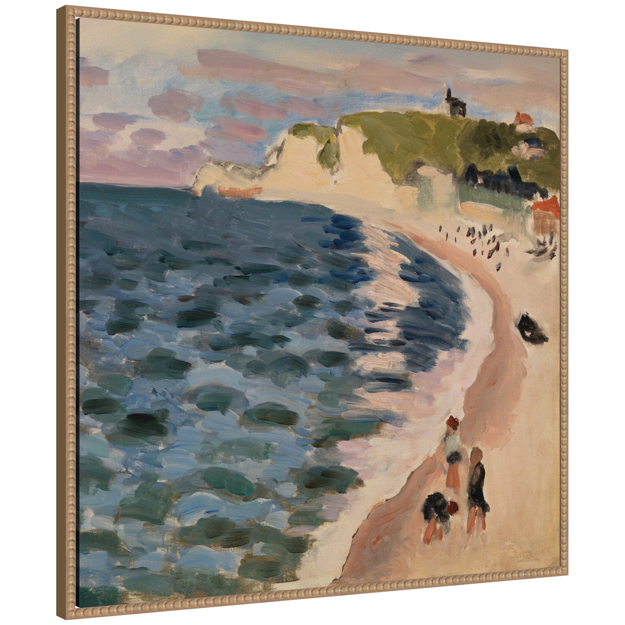 High Tide Pleine Mer 1920 Henri Mattise by Nostalgia Prints Framed Canvas Wall Art Print