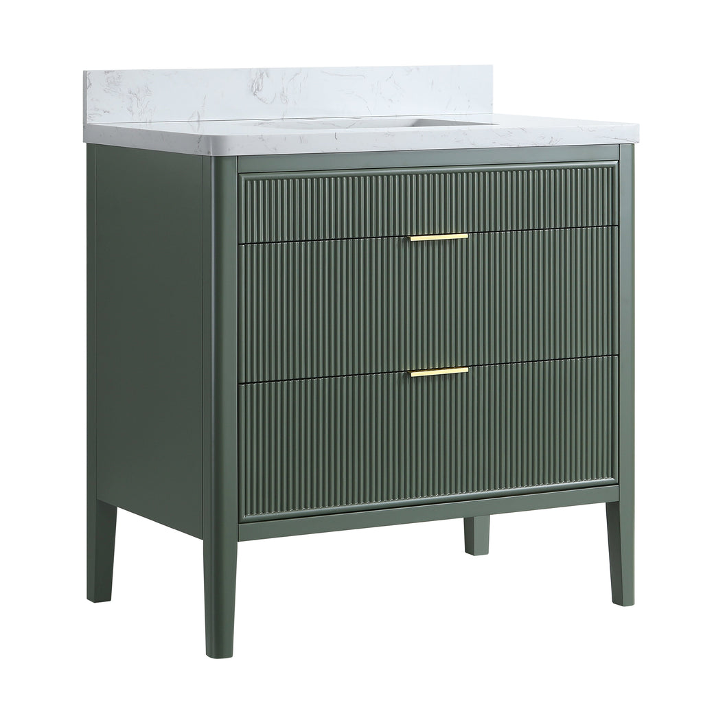 36-Inch Fully Assembled Bathroom Vanity