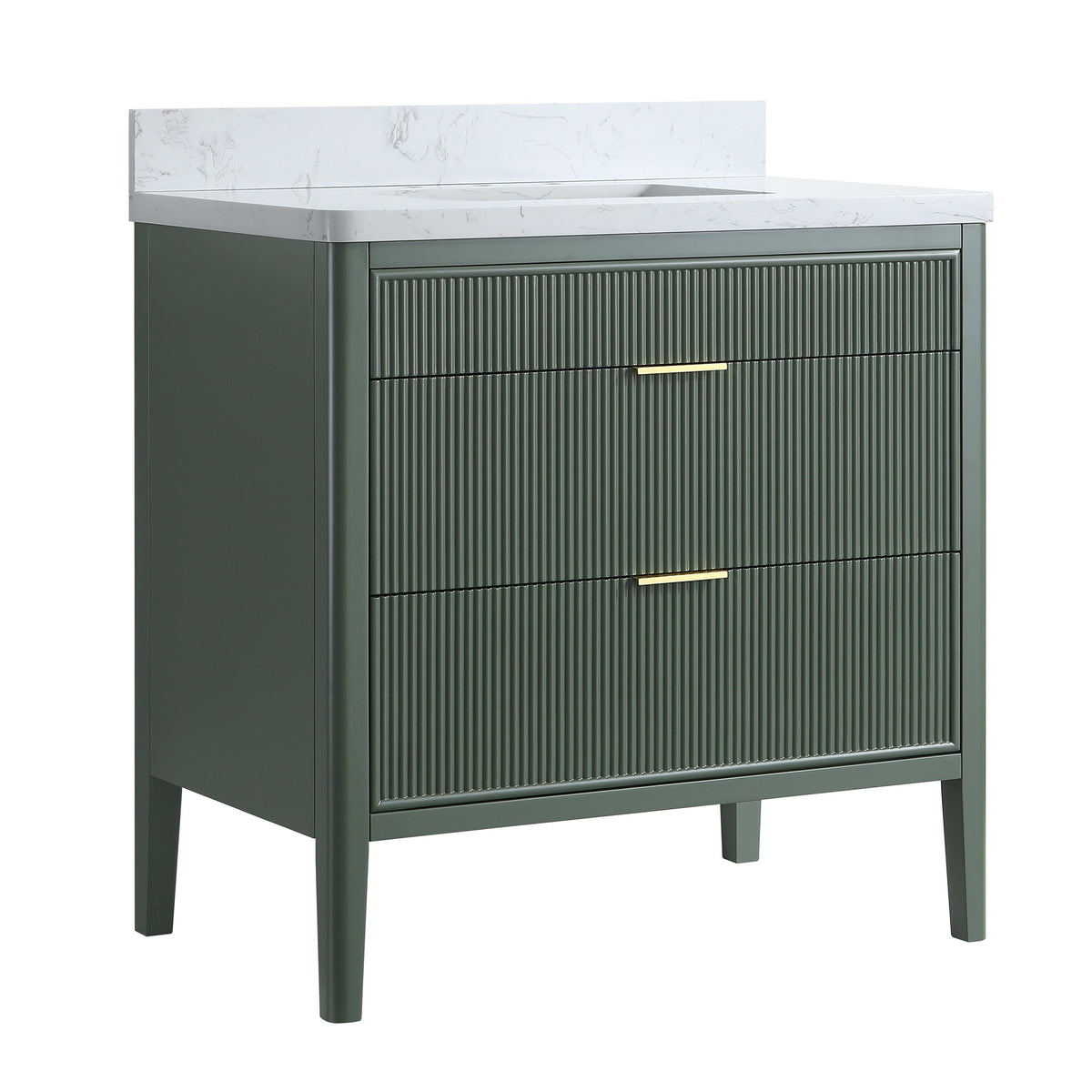 36-Inch Fully Assembled Bathroom Vanity