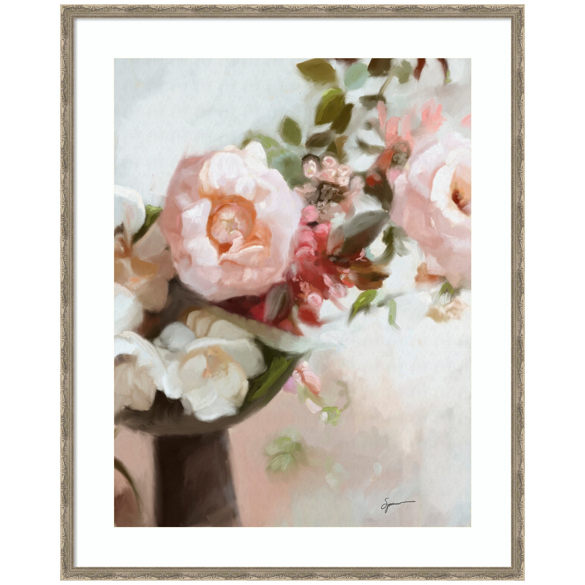 Everythings Peachy by Mary Sparrow Framed Wall Art Print
