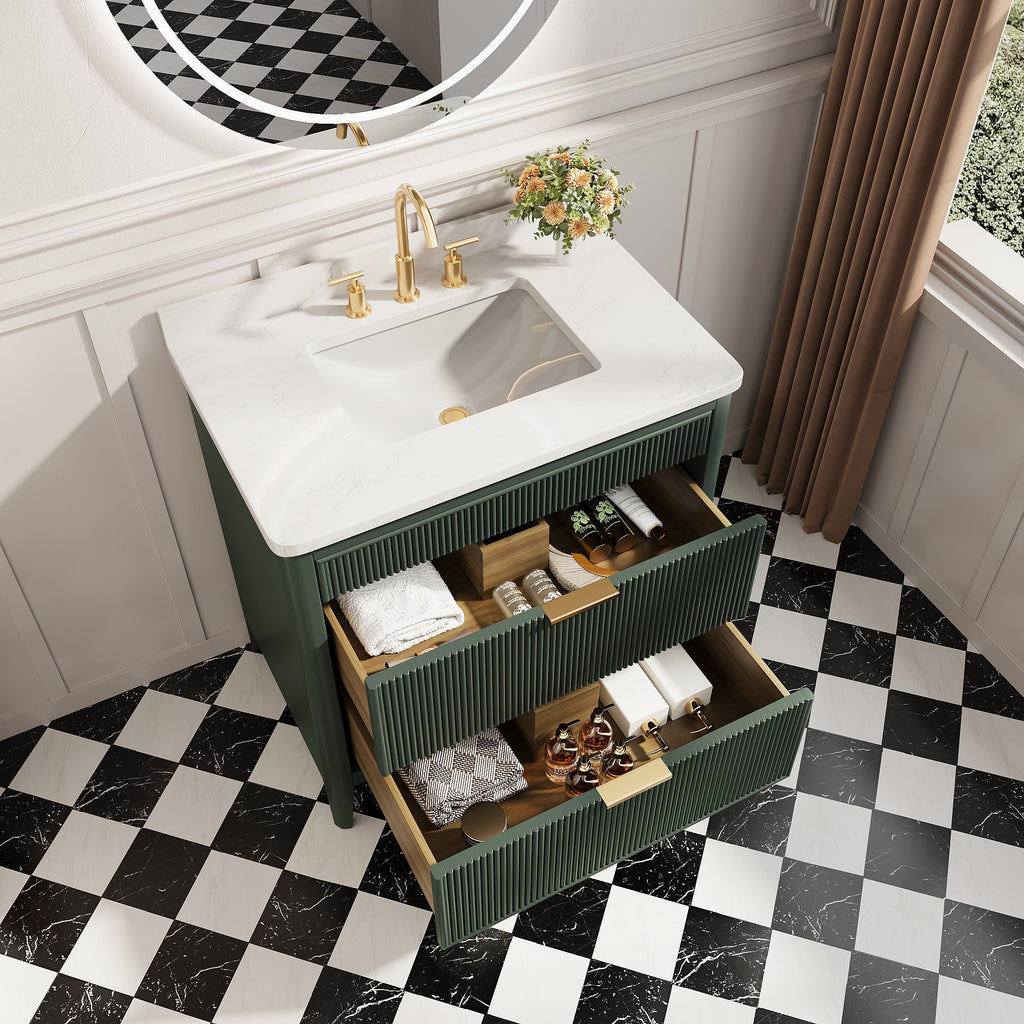 36-Inch Fully Assembled Bathroom Vanity