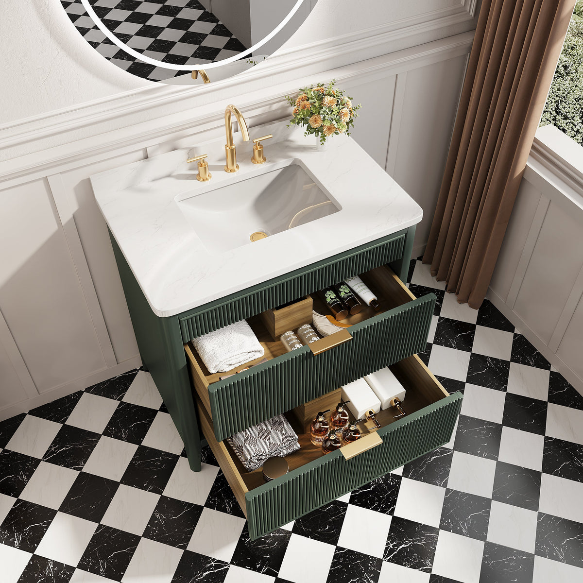36-Inch Fully Assembled Bathroom Vanity
