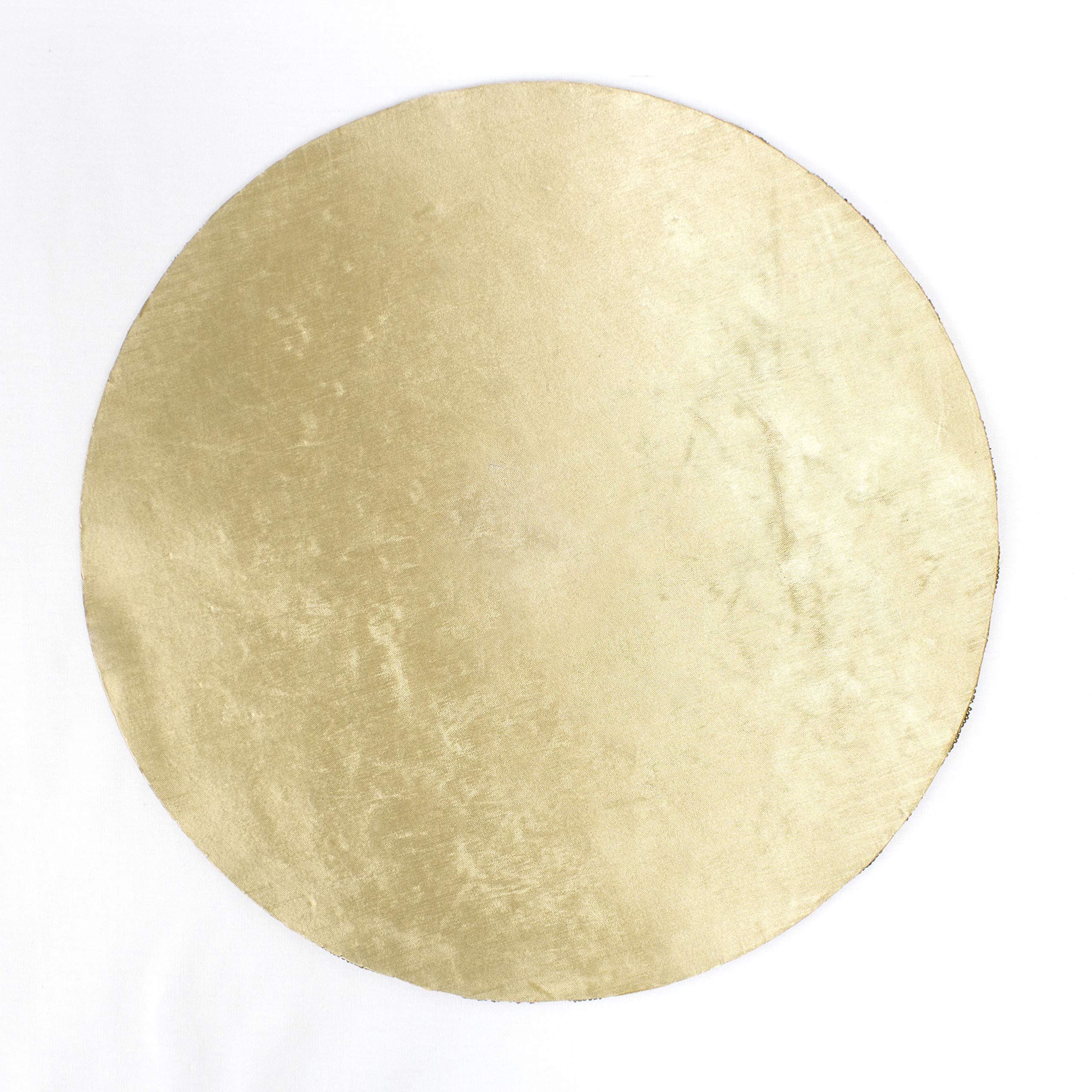 Fennco Styles Elegant Hand Beaded Design Round Placemat - 1 Piece (15" Round)