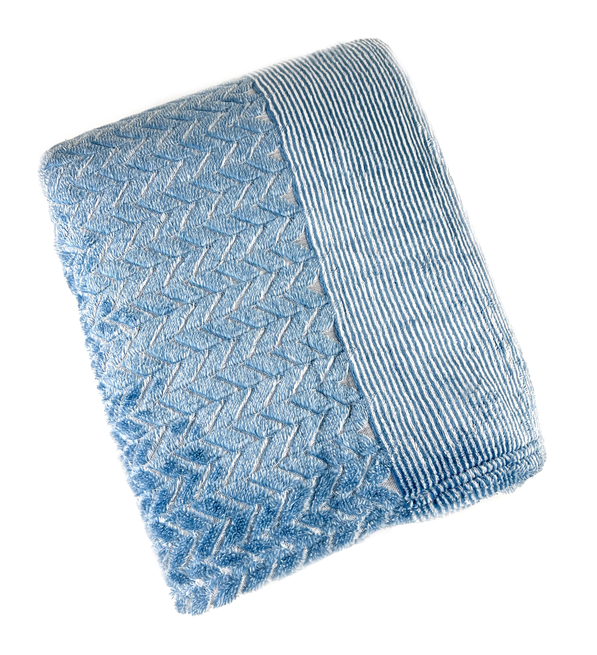 Fennco Styles Wheat Pattern Plush Extra Warm and Soft Throw Blanket 59" W x 79" L - Grey Flannel Fleece Large Blanket for Couch, Bedroom, Living Room Décor