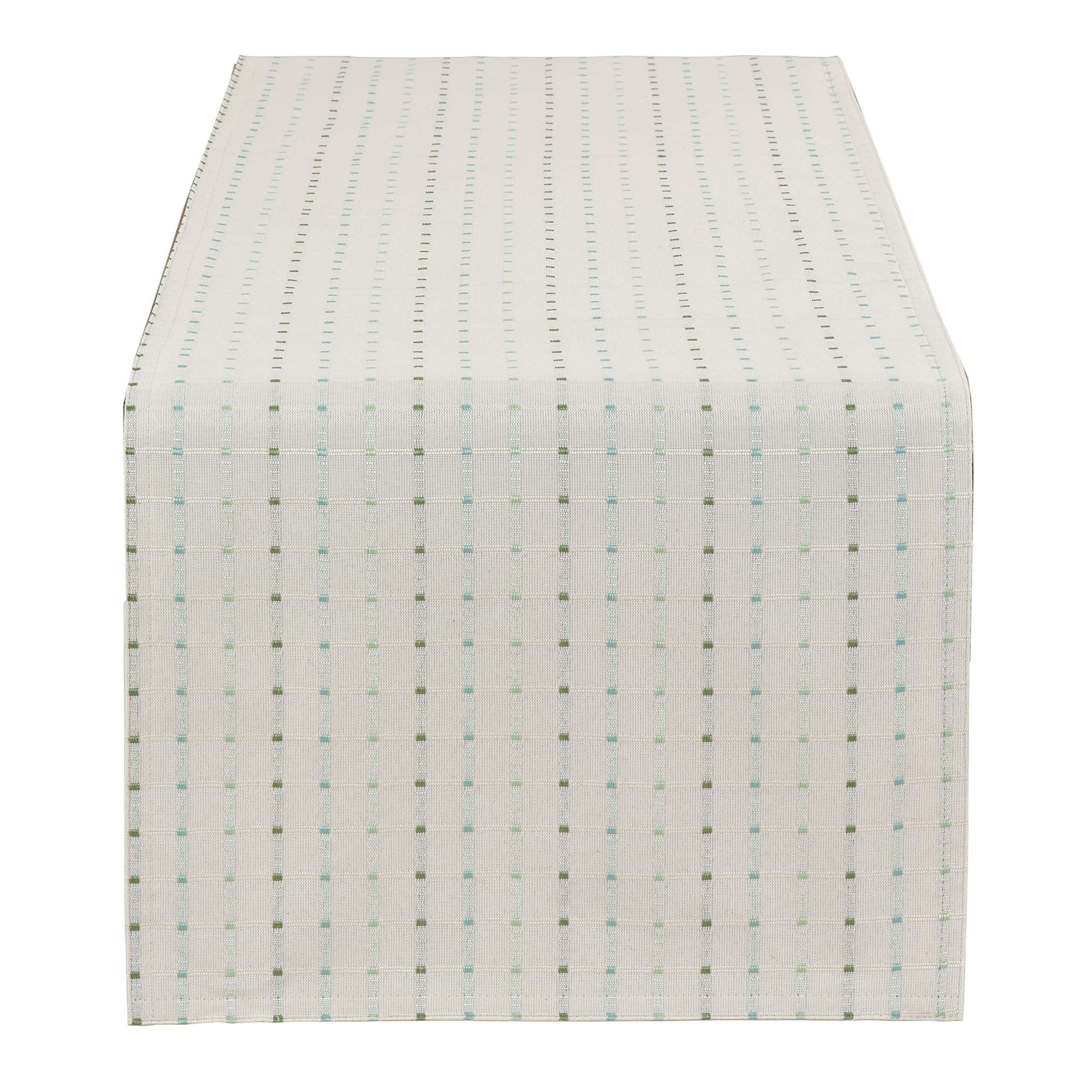 Fennco Styles Modern Stitched Line Table Runner - Stripe Table Cover for Home Décor, Dining Table, Banquet, Family Gathering and Special Occasion