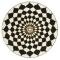 Fennco Styles Elegant Hand Beaded Design Round Placemat - 1 Piece (15" Round)