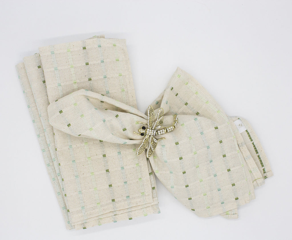 Fennco Styles Modern Stitched Line Tablecloth