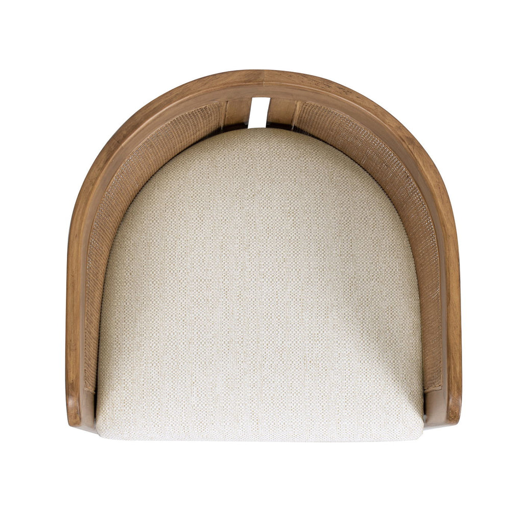 Lilith Curved Upholstered Dining Chair