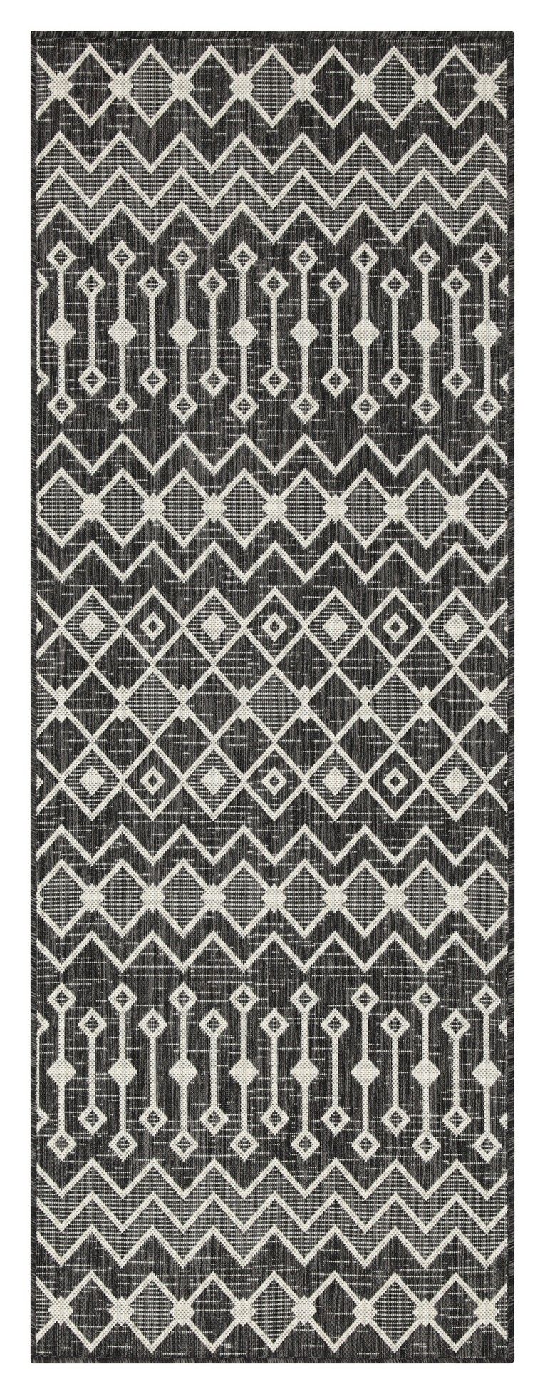 Sunshine 5'3" x 7'3" Indoor/Outdoor Area Rug - Anthracite