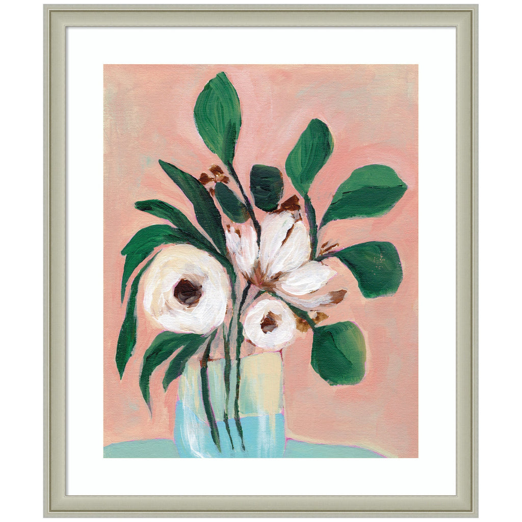 Framed Art Blush in Bloom by Nikita Jariwala