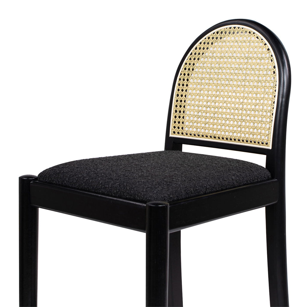 Panama - Curved Back Cane Bar Stool (Set of 2)