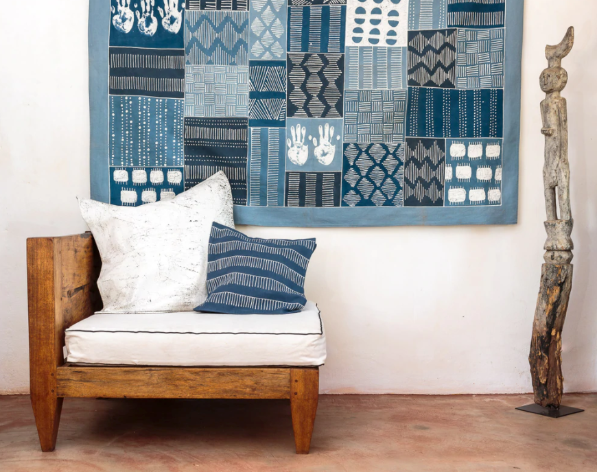 Allover Crackles Off-White Pillow Cover