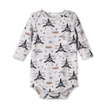 Airplane Baby Bodysuit - Bamboo Cotton Long Sleeve