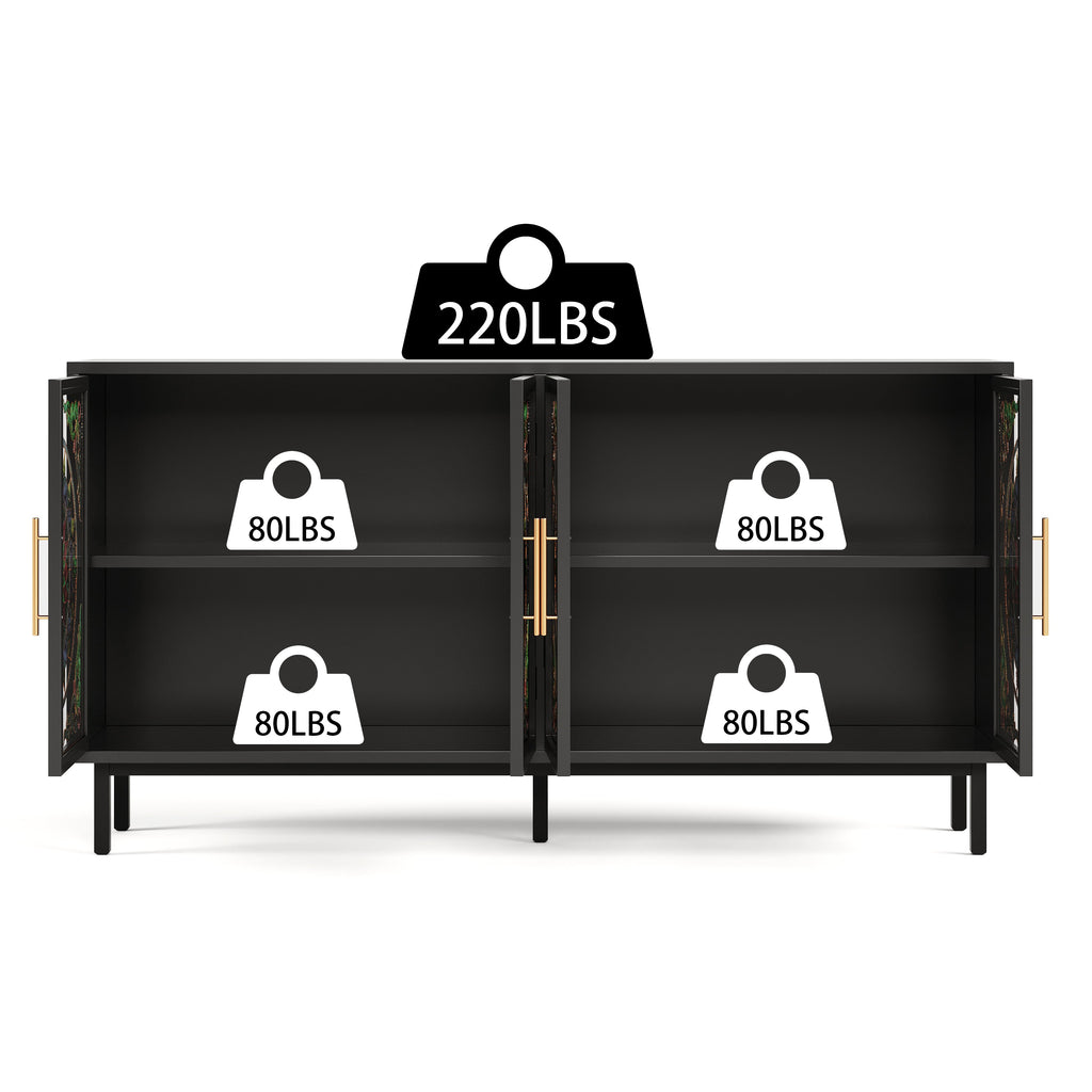 Decorative Cabinet with 4 Doors