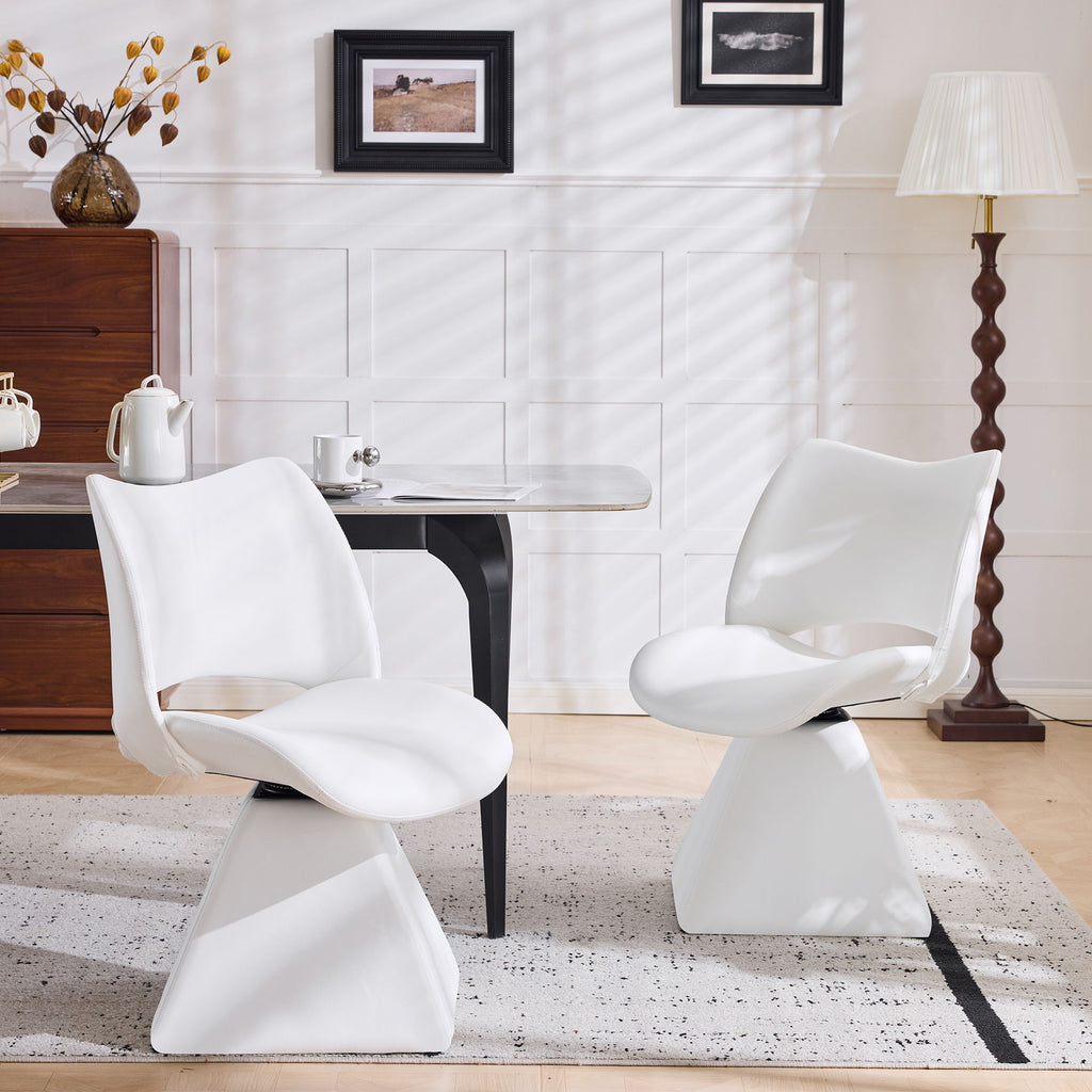 High-Back Swivel Dining Chair