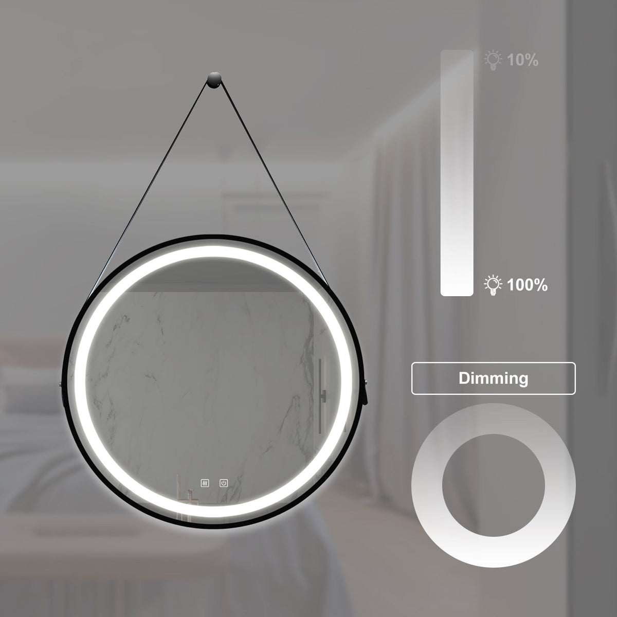 32-Inch Classy LED Bathroom Vanity Mirror