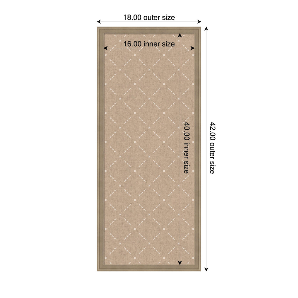 Pinboard Beige Lattice Pattern
