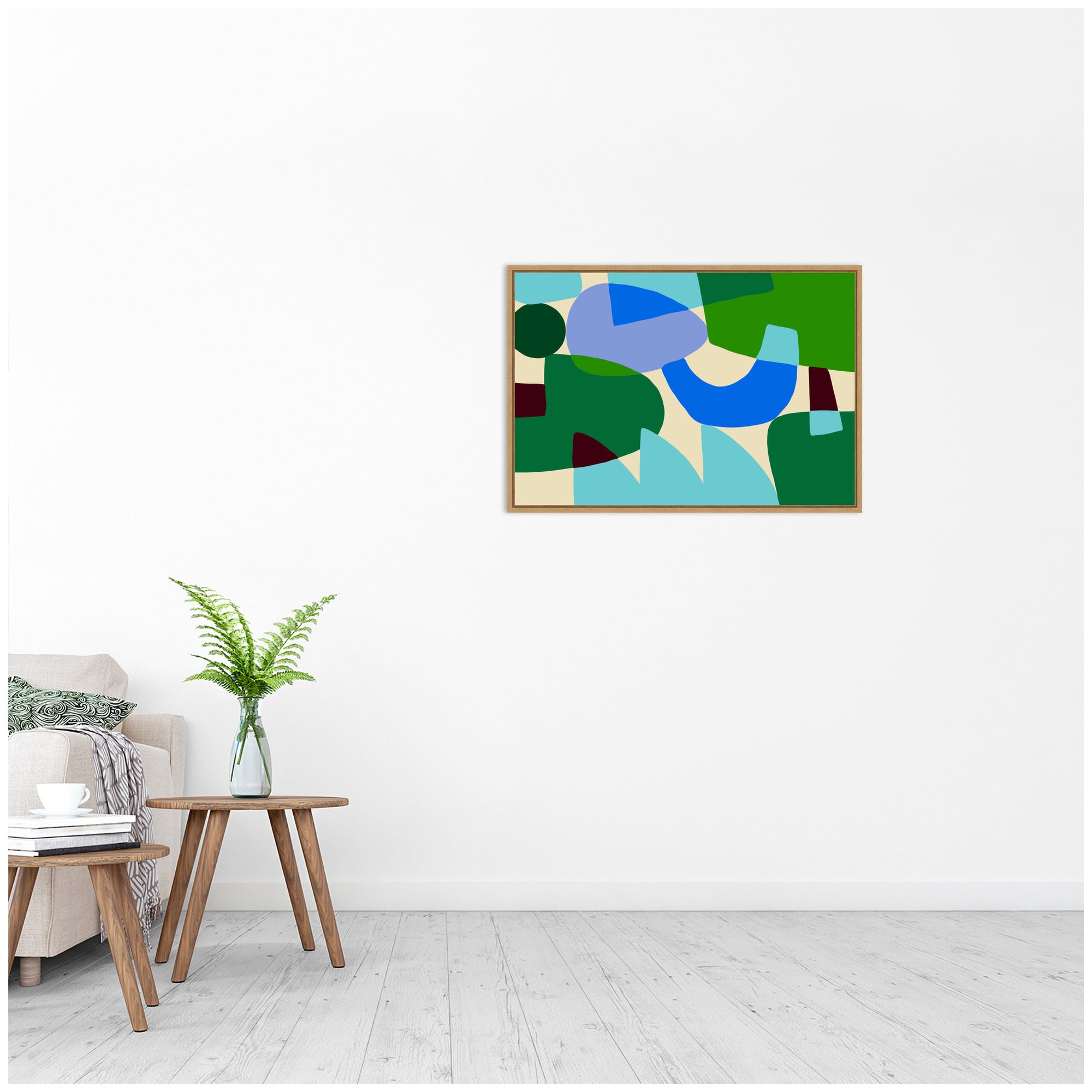 Composition II by Teresa Rego Framed Canvas Wall Art Print