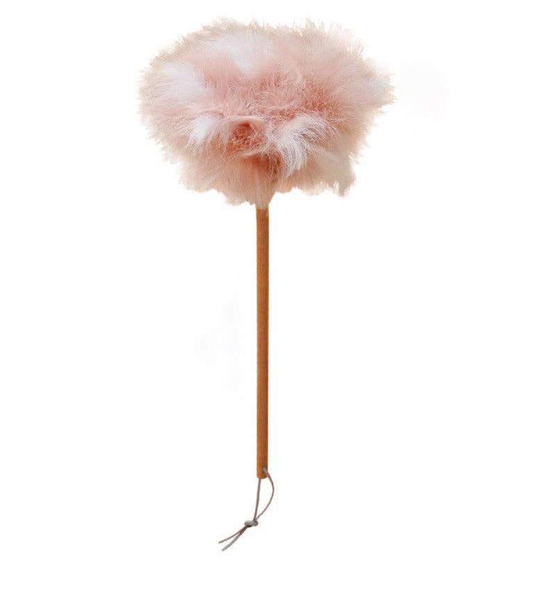 Pink Ostrich Feather Duster