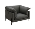 Tadi Top-Grain Leather Accent Chair