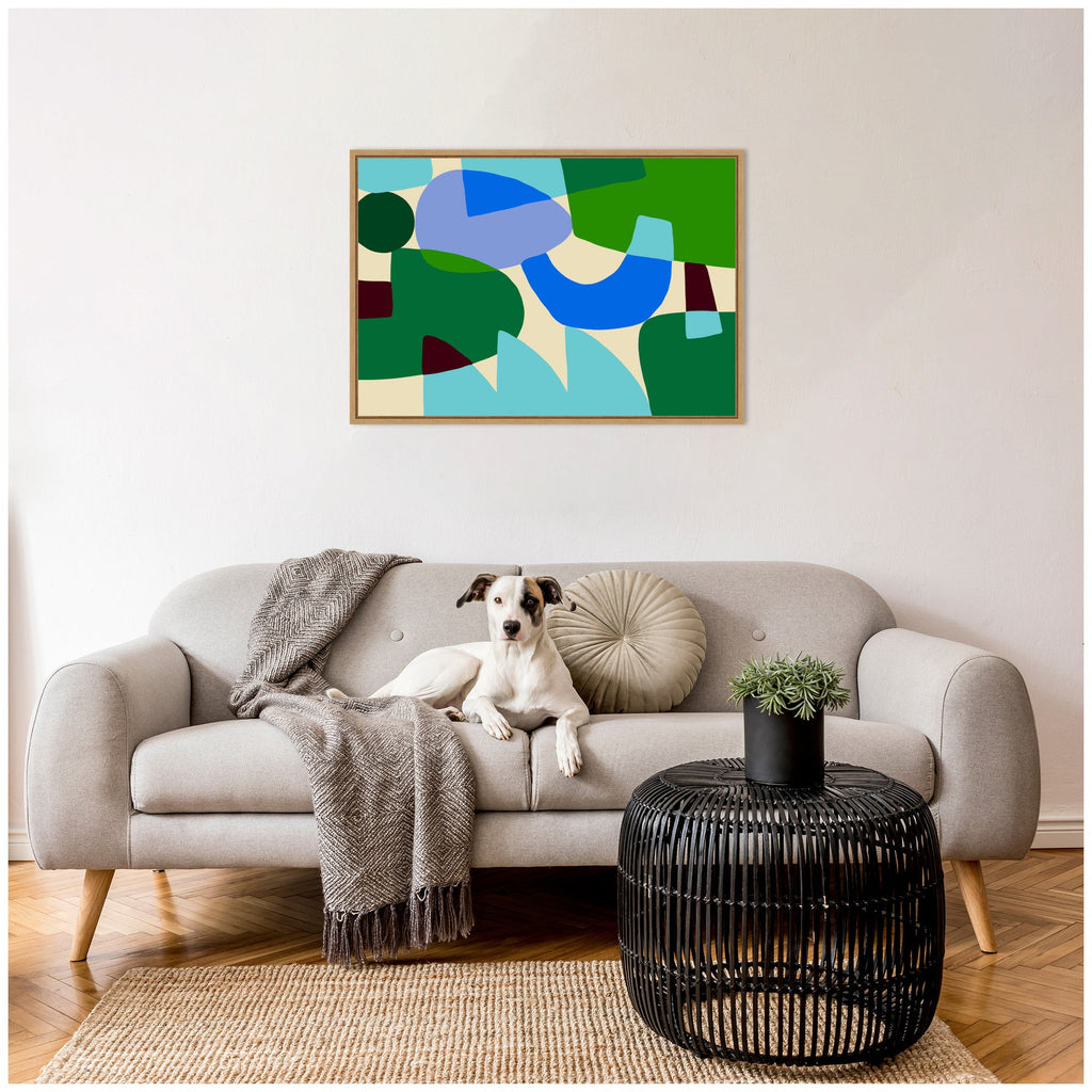 Composition II by Teresa Rego Framed Canvas Wall Art Print