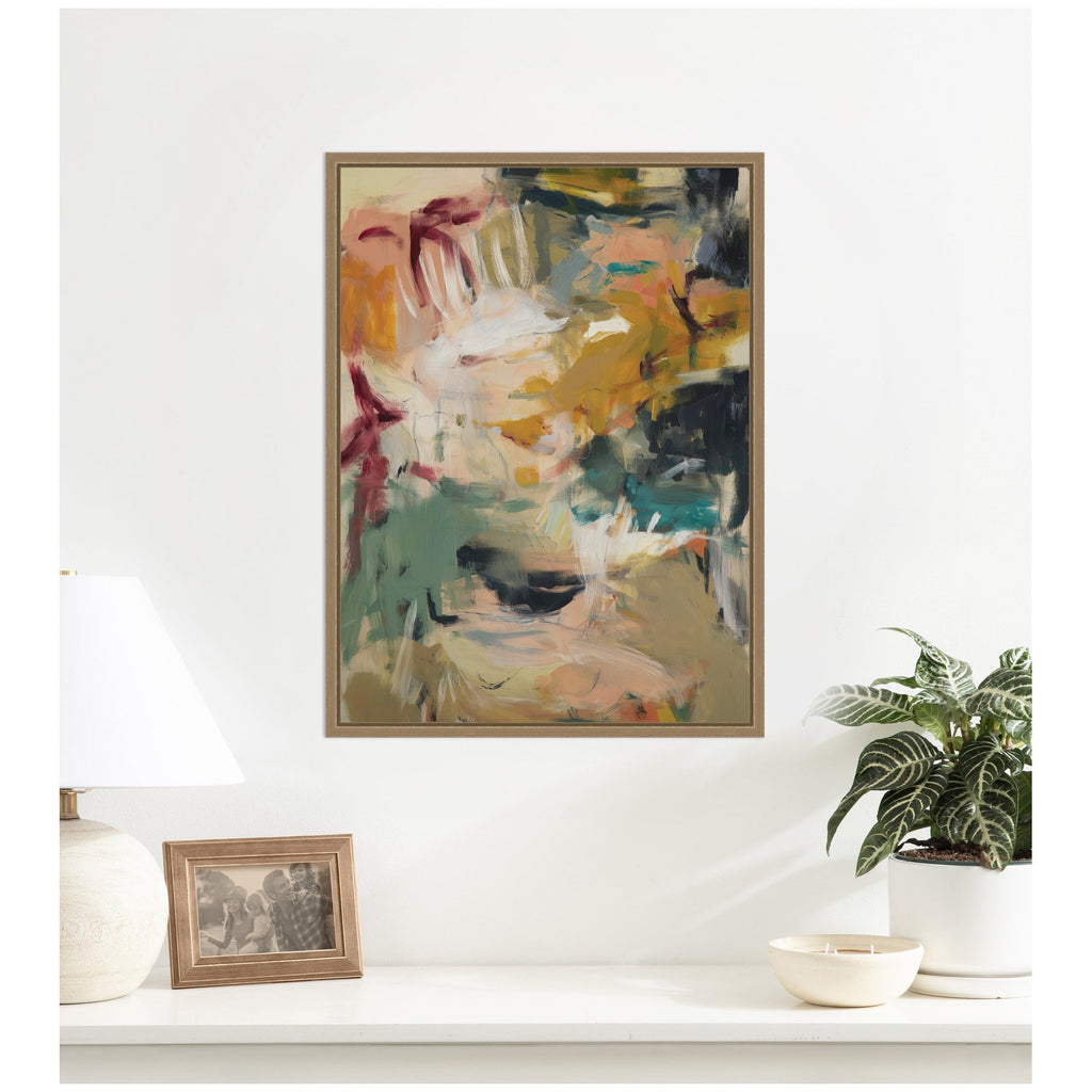 Painted Storm No. 2 by Amy Lighthall Framed Canvas Wall Art Print