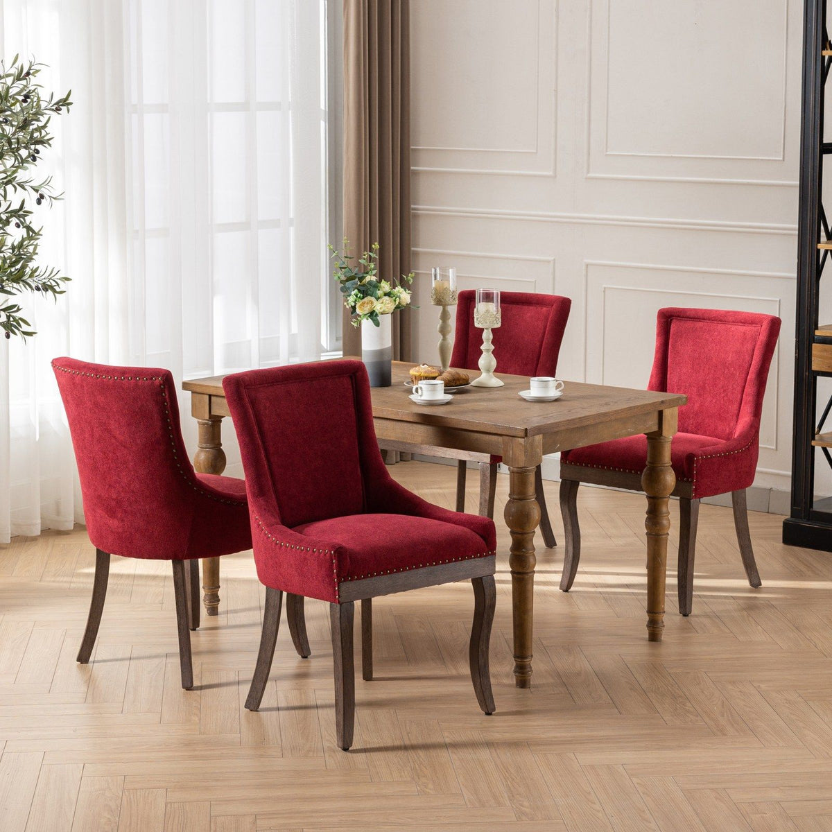 Ultra Upholstered Dining Chairs — Set of 2, Color Options